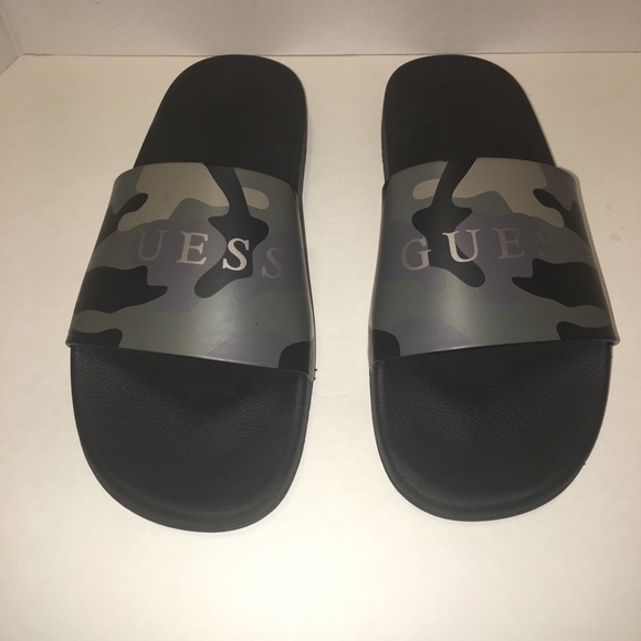 guess mens flip flops